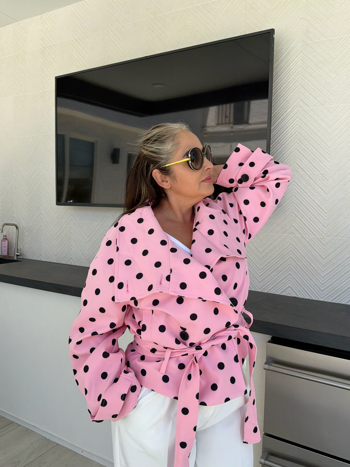 Penelope in Pink Jacket